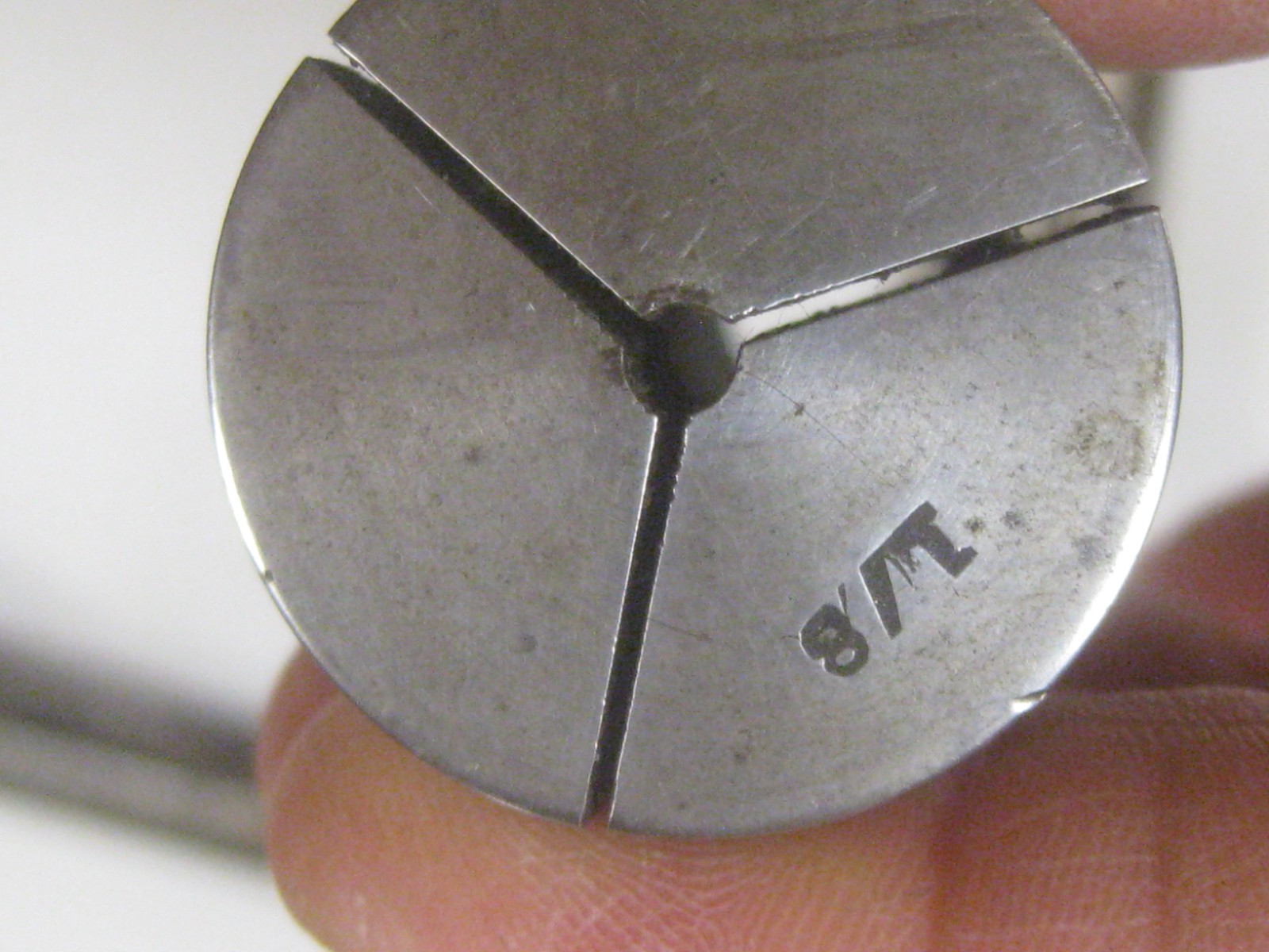 Set of 7 Van Norman Collets Different Sizes +extra