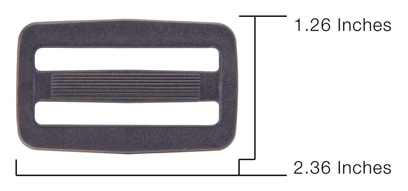 10 - 2 Inch Plastic Triglide Slides