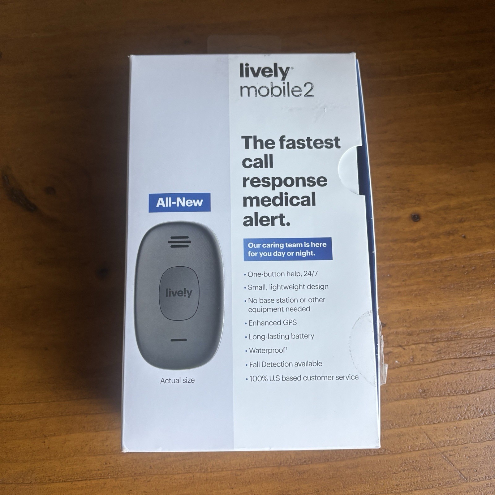 Lively Mobile 2 All-in-One Medical Alert Device Brand New Open Box