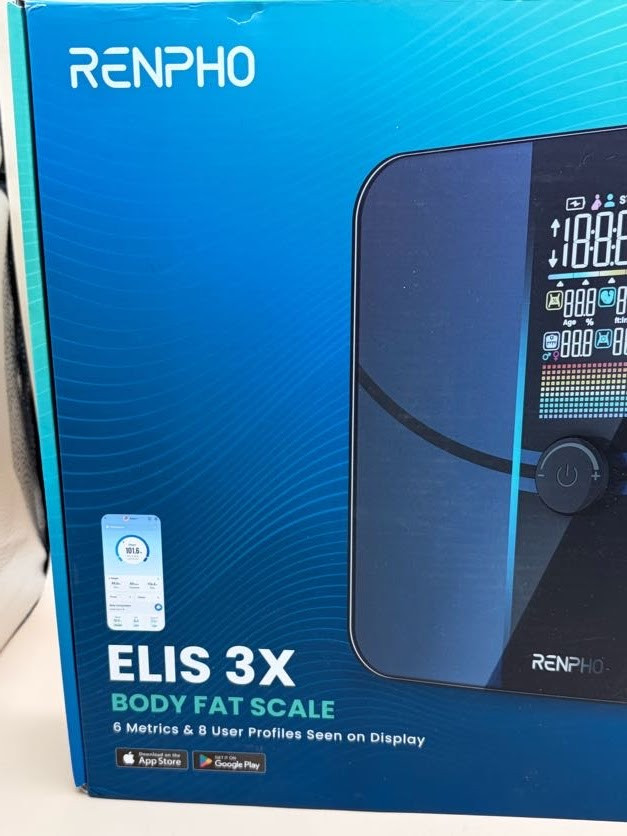 RENPHO Elis 3x Bluetooth Body Fat Scale, Smart Digital Bathroom Weight Scale