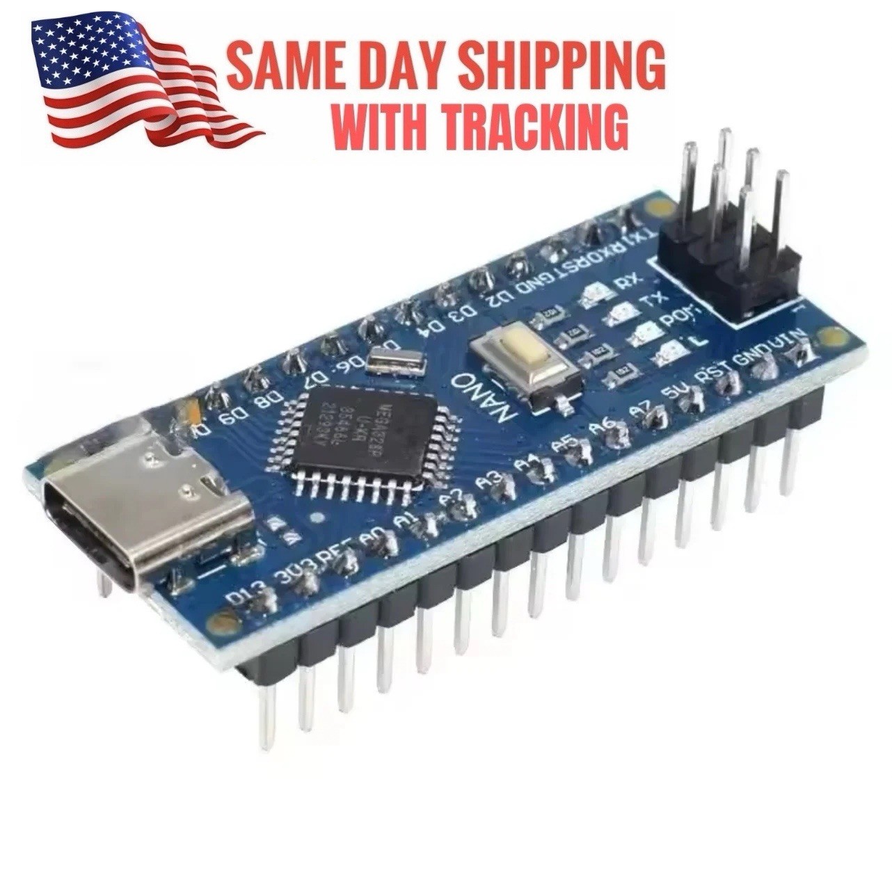 ATmega328P Nano Type-C Controller Board Soldered Compatible with Arduino Nano V3