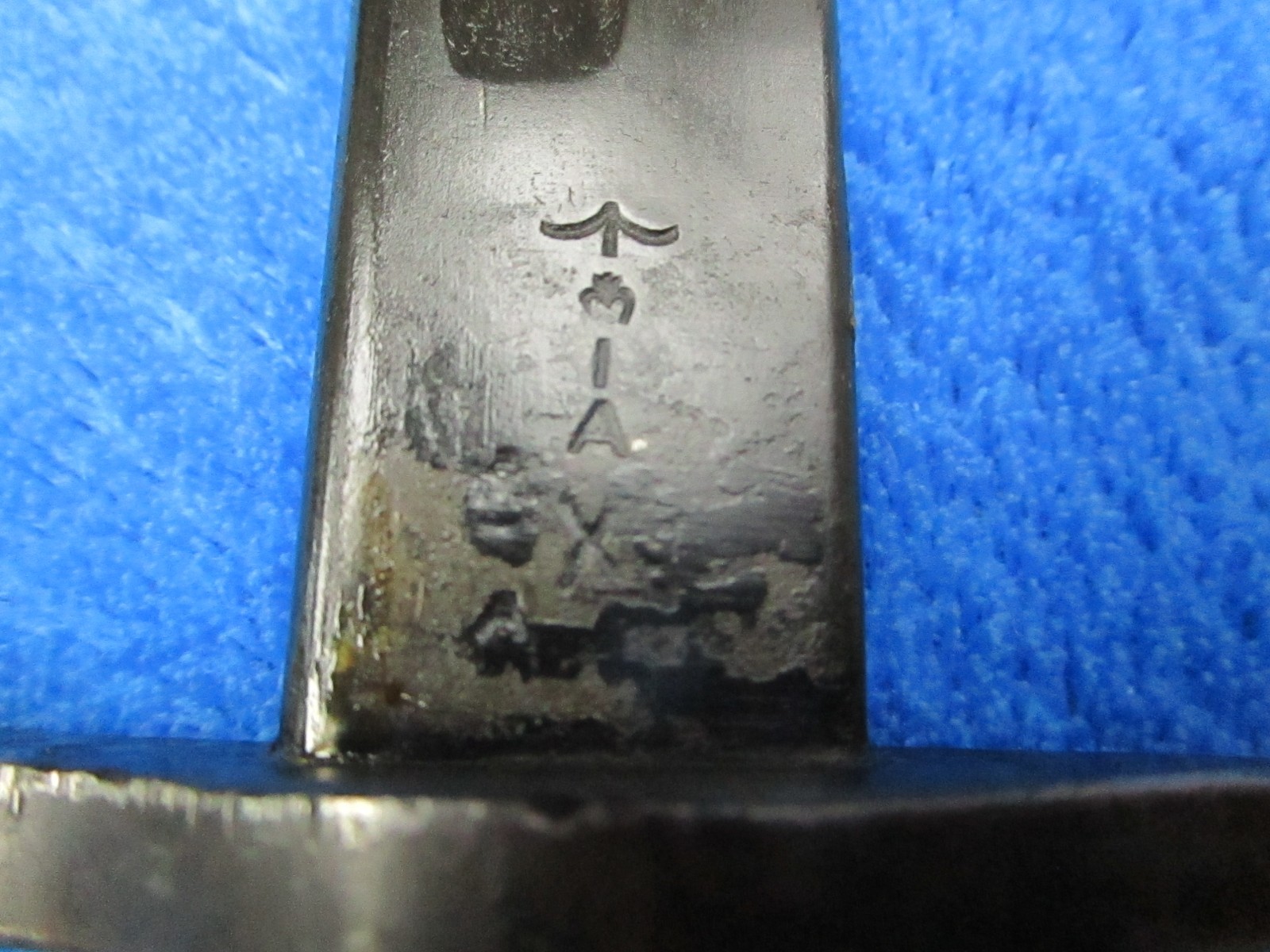 VINTAGE ORIGINAL US MADE BRITISH M1913 BAYONET AND SCABBARD MAKER REMINGTON 1917