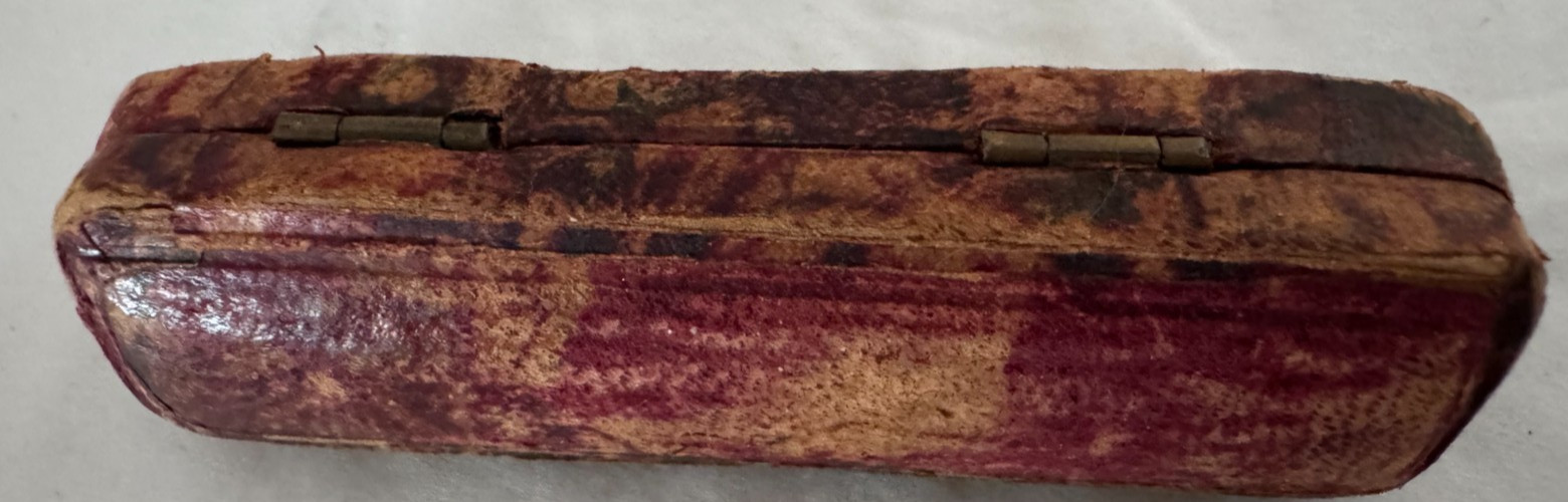 Antique Mother Of Pearl Cigarette Holder 14K Gold Tip w/ Case