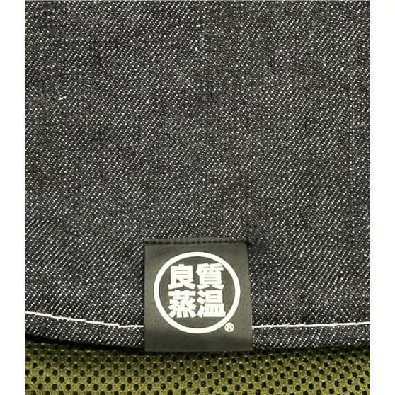 BEST Denim Reversible Mesh Sauna Hat - Made in Japan - Oversize NEW #5466