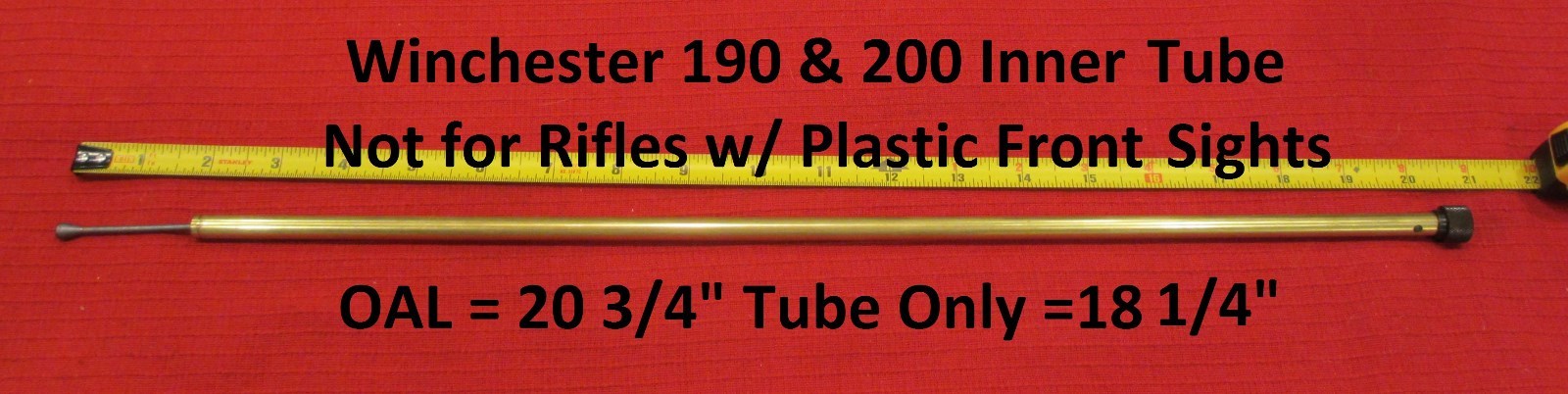 Winchester 150, 190 & 200 Series Inner Magazine Tube Replacement - Metal Sights