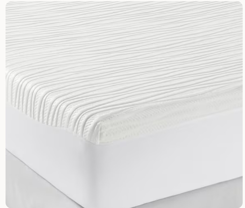 Sleep Number Total Protection Mattress Pad White Waterproof 425453 NWT