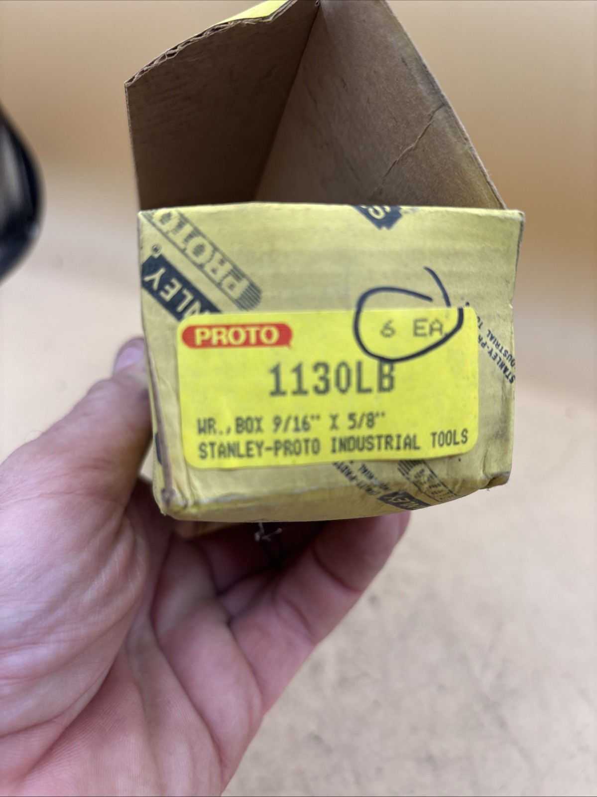 Stanley Proto 1130LB 9/16” X 5/8” Combo Wrench, Original Box, Set Of 6