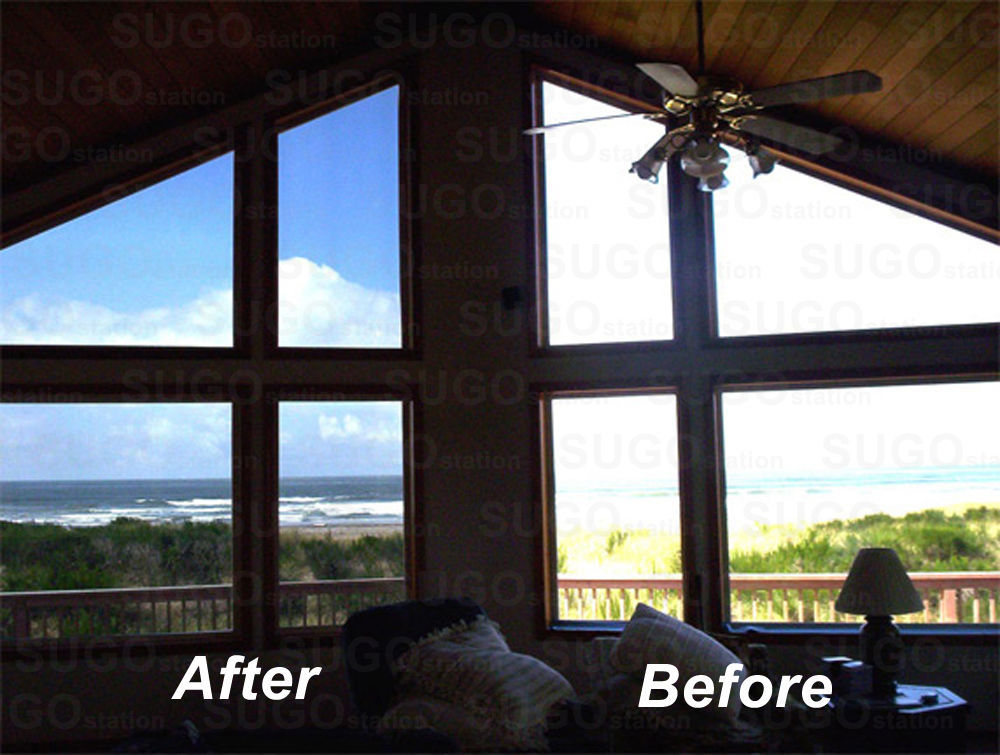 One Way Mirror Privacy Reflection Window Tint Film Reduce Heat & Energy Saver