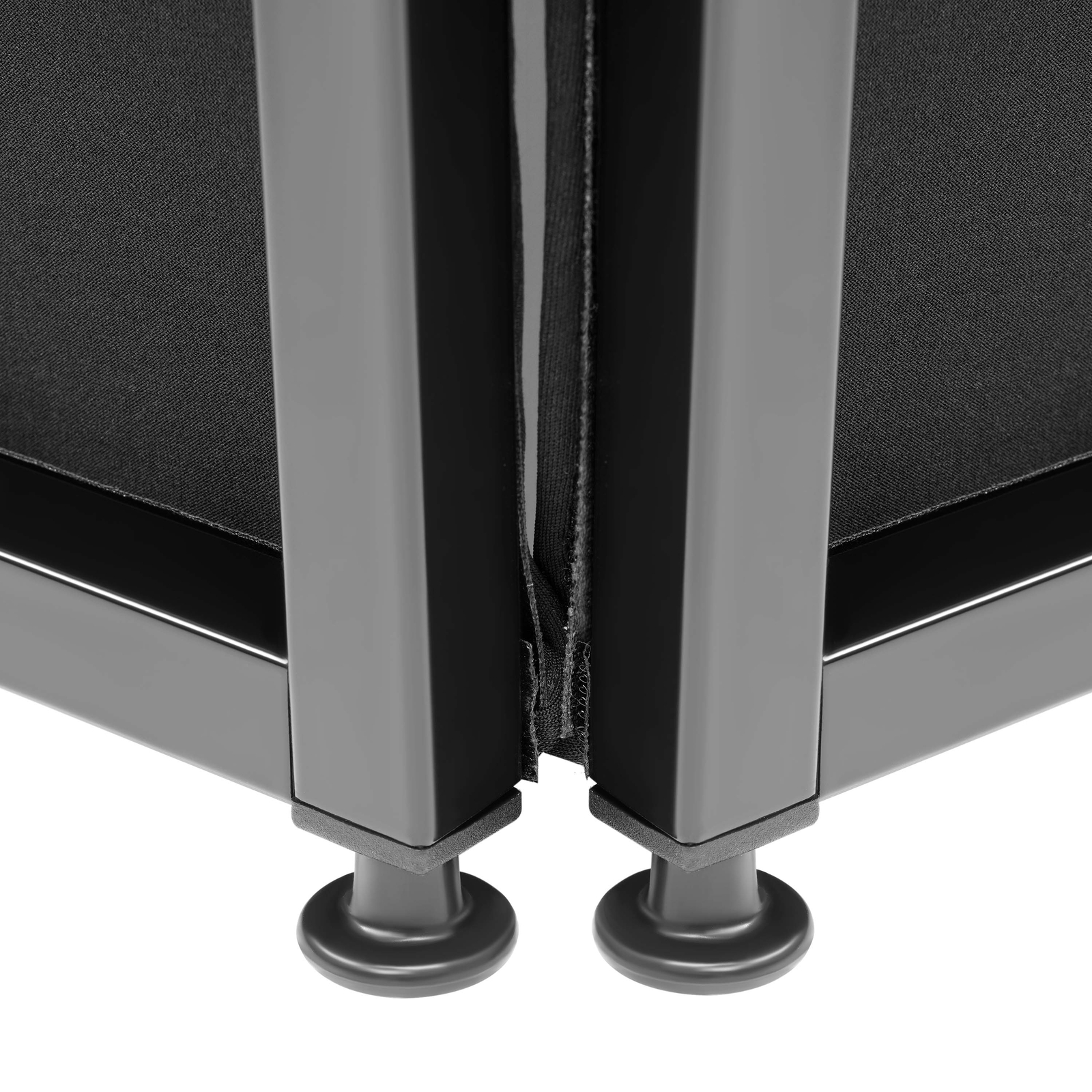 Portable DJ Table Stand Adjustable Booth Facade+Built in Flat Table w/Travel Bag