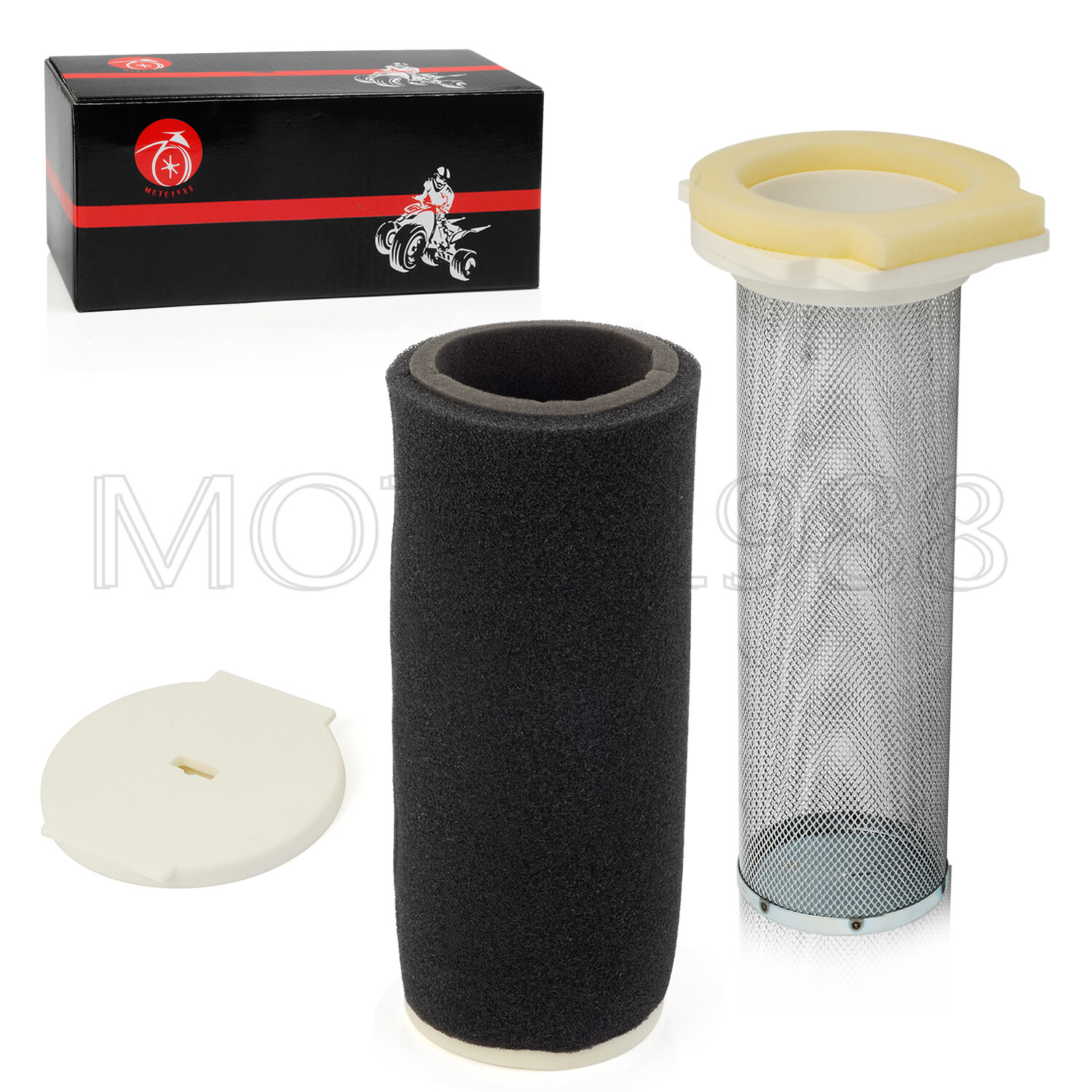 Element Air Filter Cage Guide End Cap Kit 87-04 For Yamaha Warrior 350 YFM350X