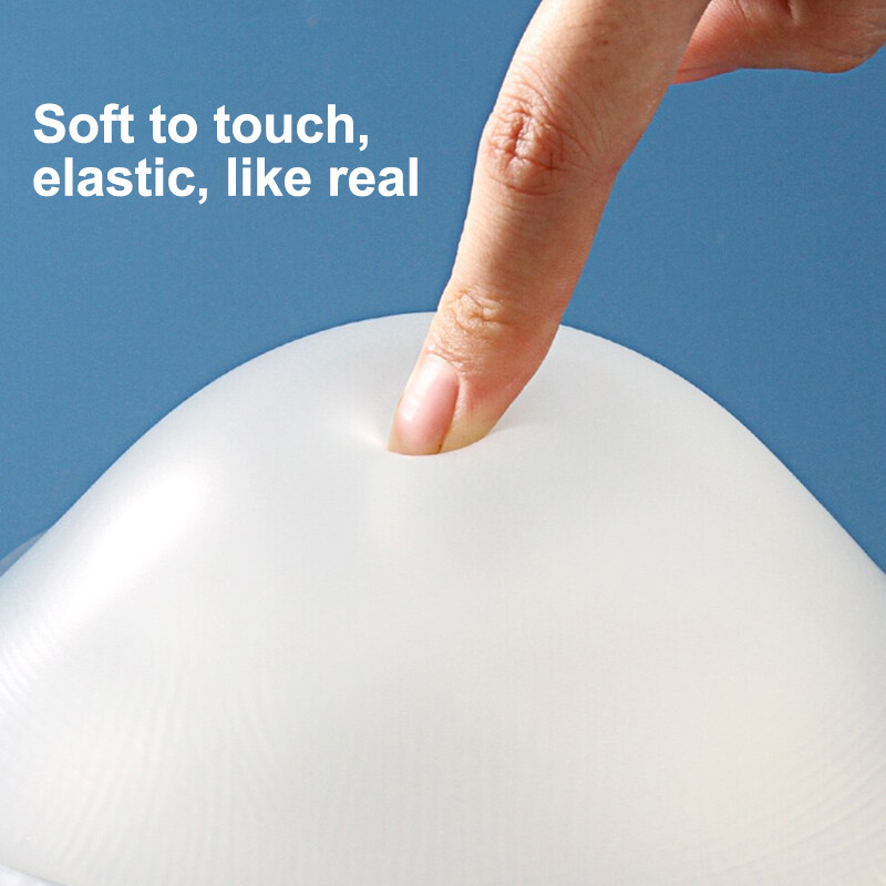 Clear Silicone Breast Form Bra Enhancer Insert Pad for Summer Swimming 1 Piece