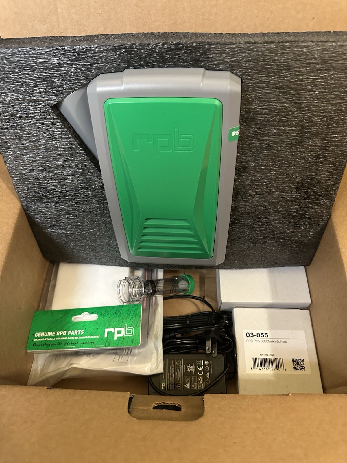 RPB Safety PX5 PAPR Powered Air Purifying Respirator Kit 03-801