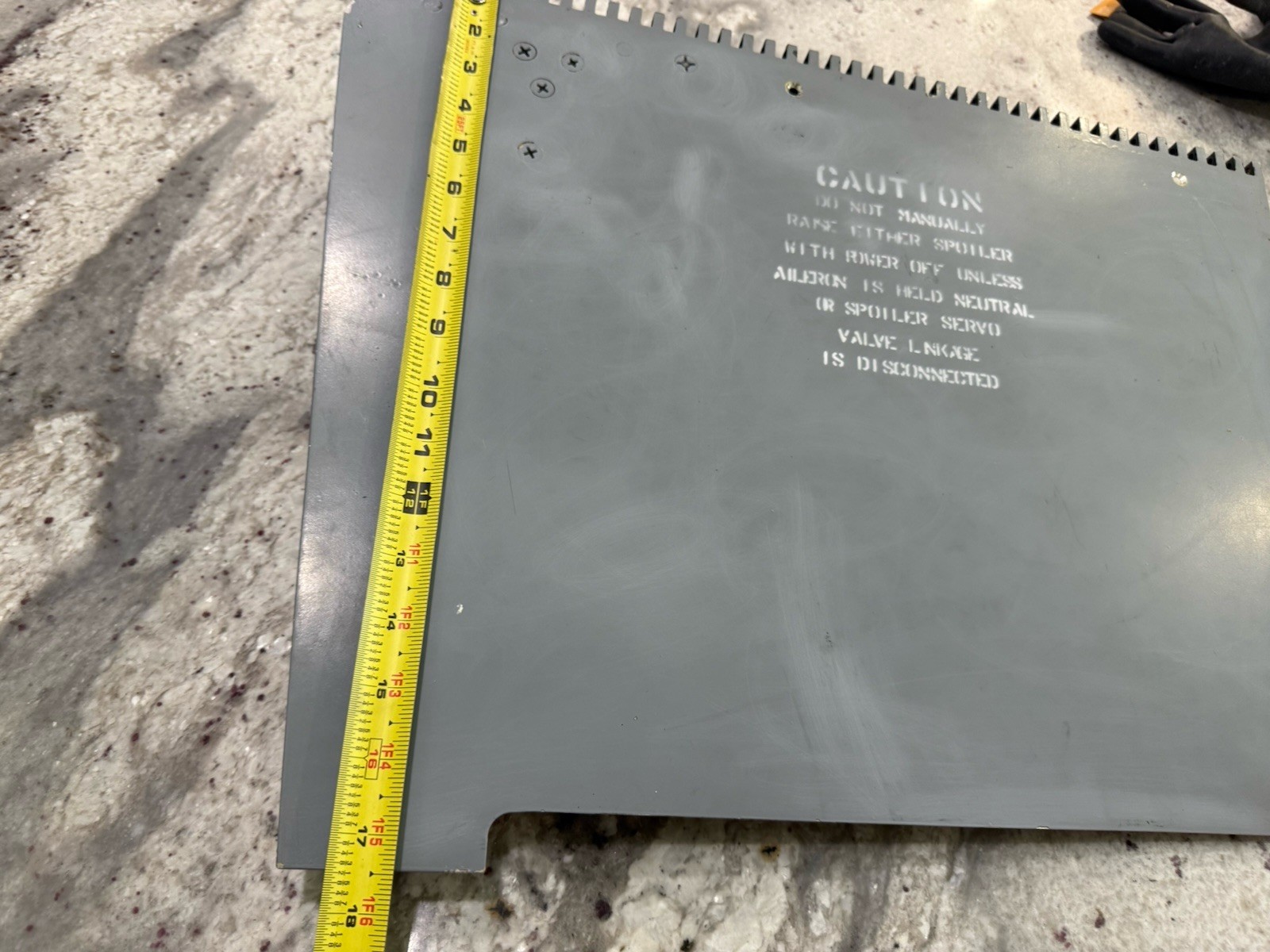 McDonnell Douglas F4 Phantom Center Aileron Panel Fighter Jet USAF F-4 Marine