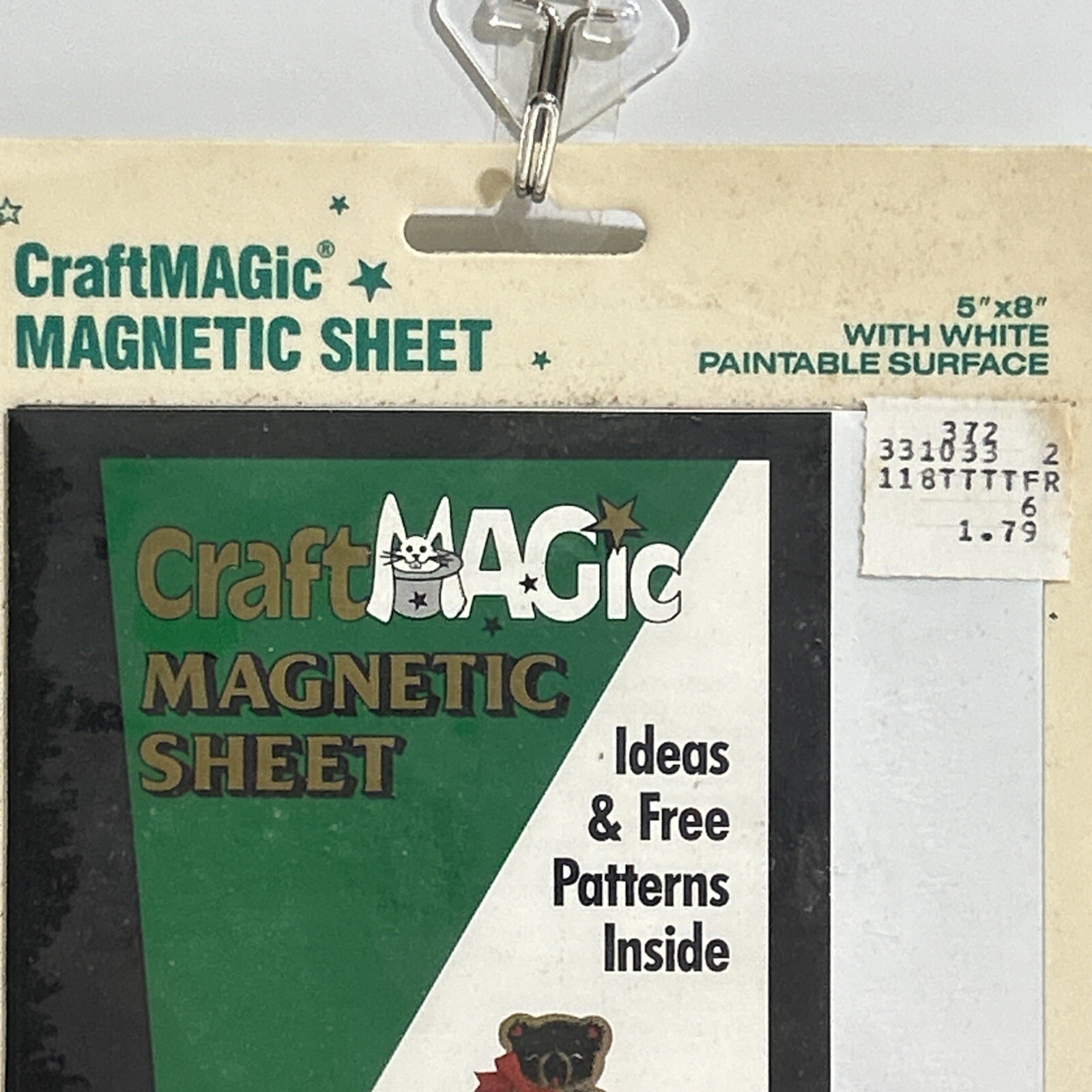 Vintage CRAFT MAGIC CRAFTMAGIC MAGNETIC SHEET 5"x8" Paintable Surface NEW
