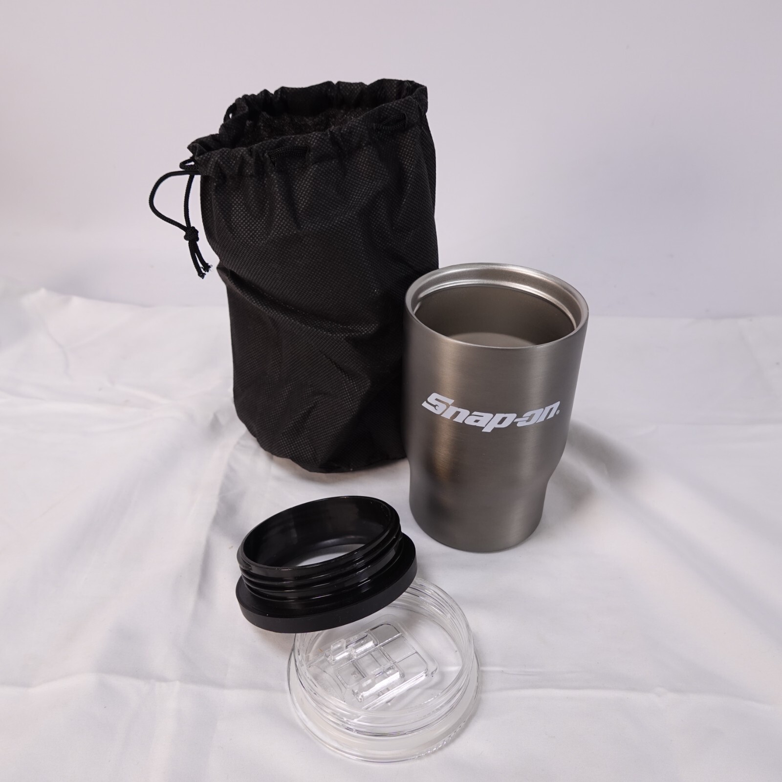 Snap On Titanium Tumbler Drink Cup New