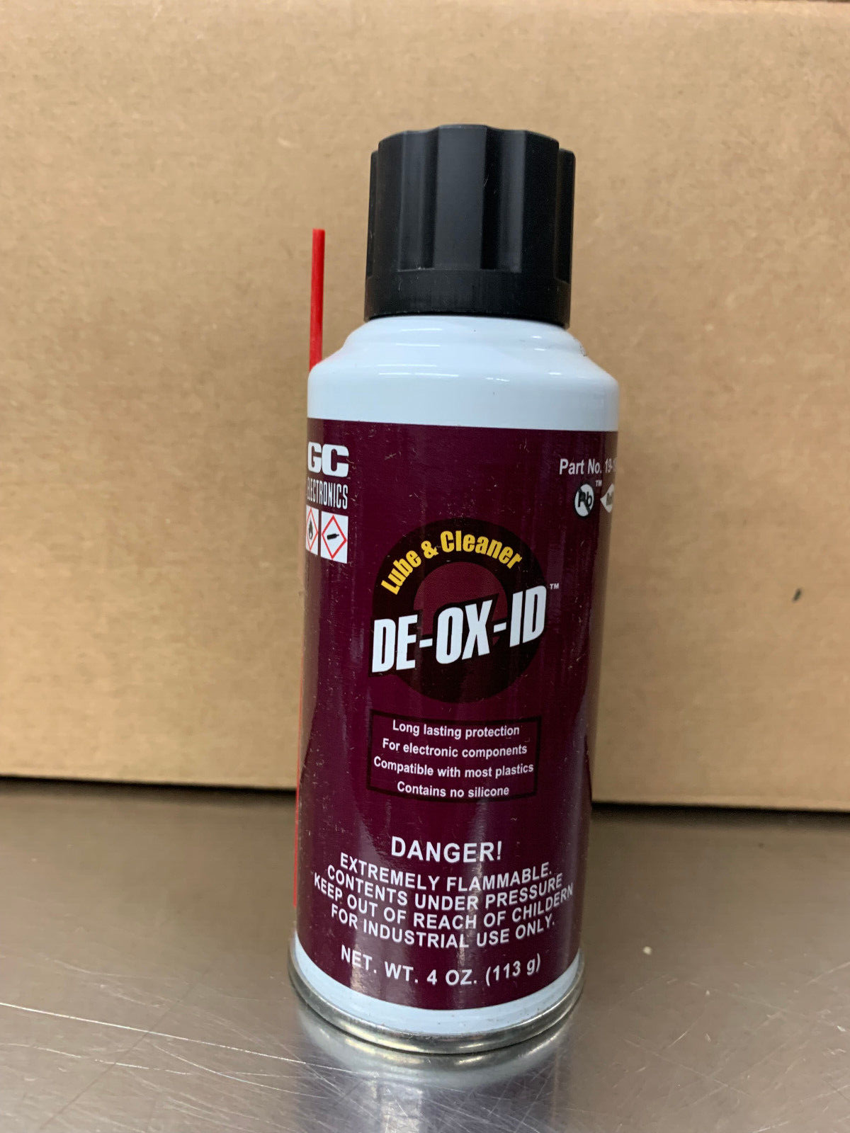 DEOXID Contact Cleaner/Deoxit-izer Spray, 4oz Aerosol, DE-OX-ID ships fast!!