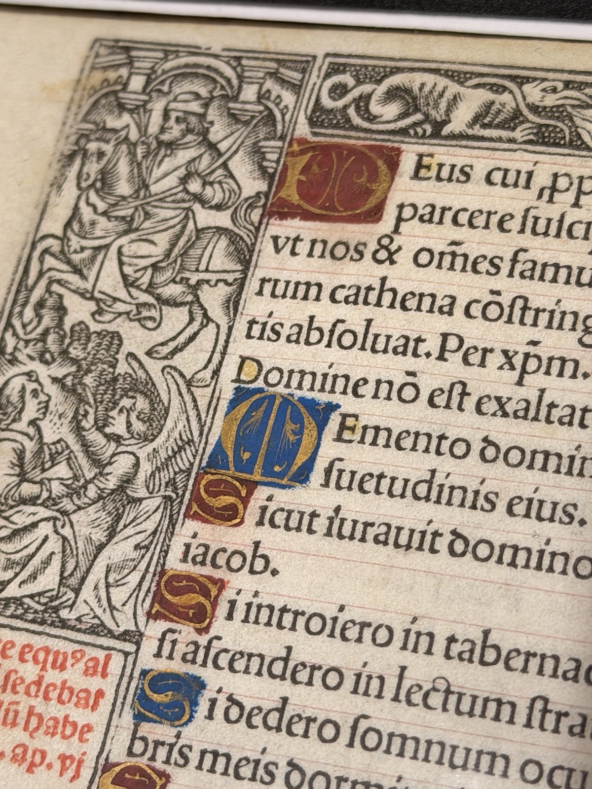 1523 Book Of Hours Illuminated On Vellum Medieval Manuscript - 6.5” X 4.5”