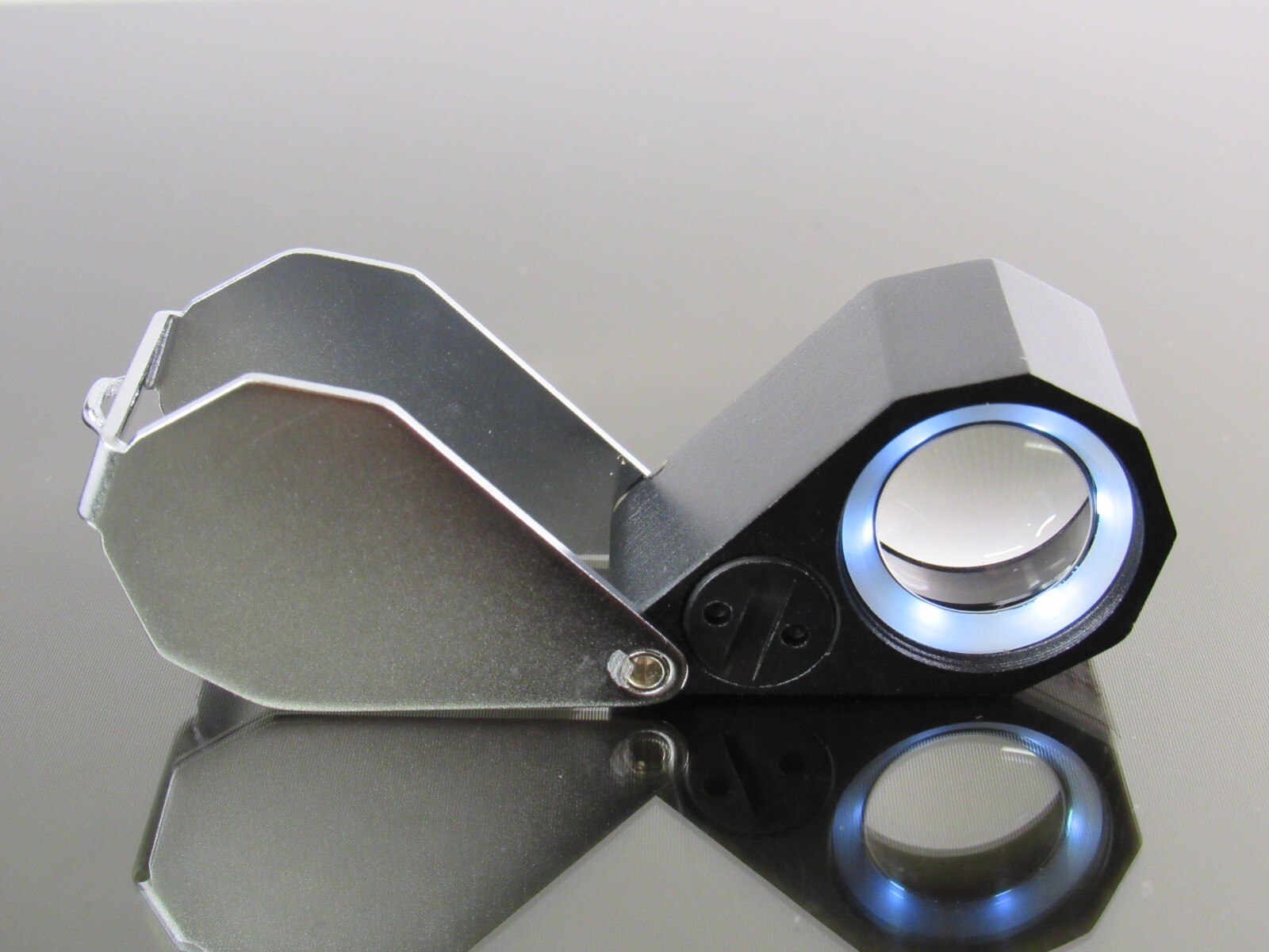 20X White LED lighted Triplet Jewelry Loupe Magnifier Microscope 20X - 21mm