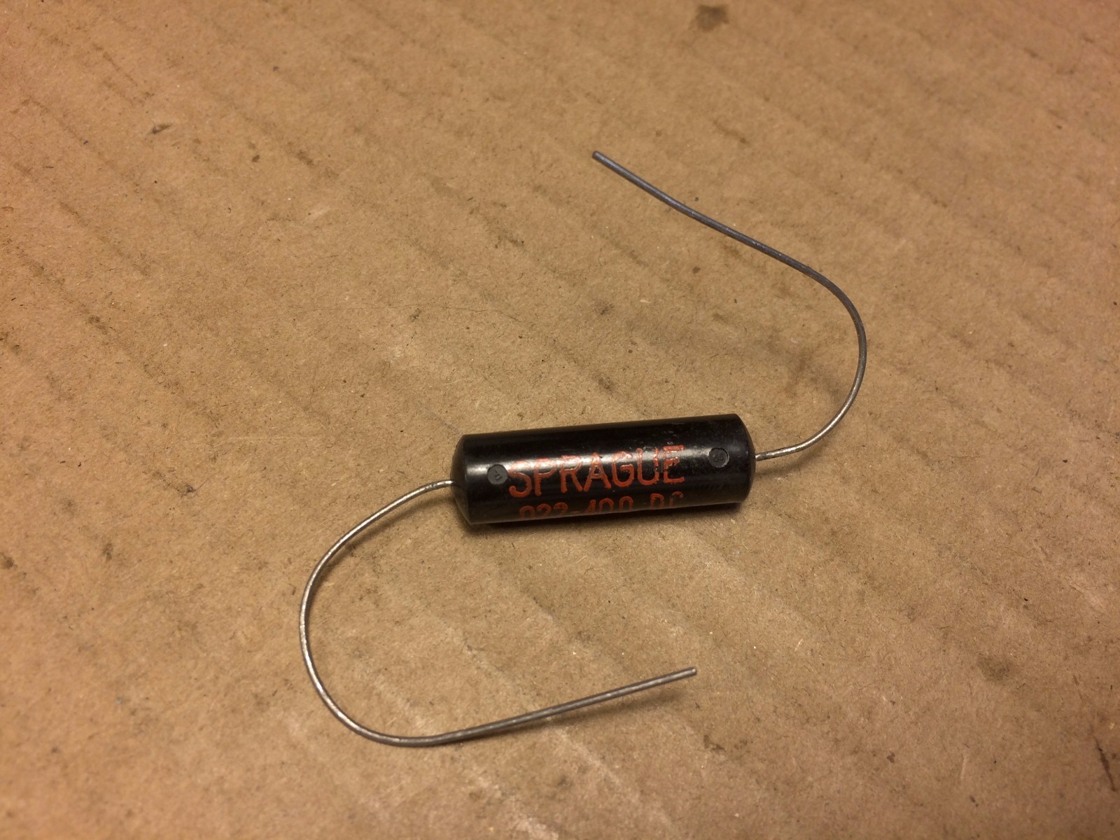 NOS Vintage Sprague .022 uf 400v Black Beauty Capacitor Gibson Les Paul (Qty Ava