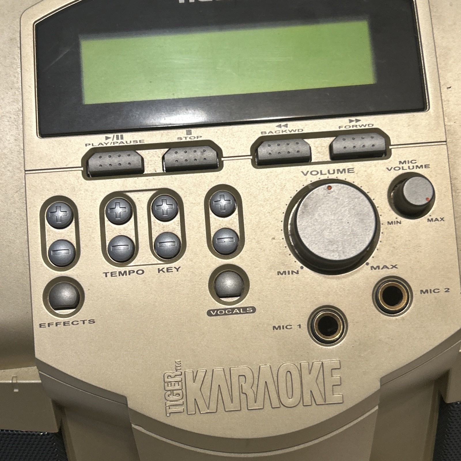 Tiger Portable Karaoke Machine Model 599810000 Vocal & Spatial Effects RCA USB