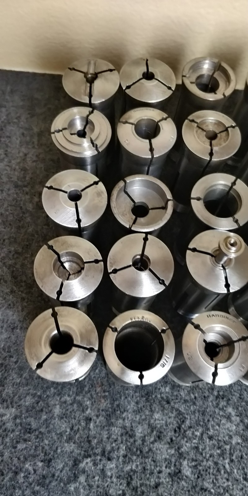5C COLLET Lot E EMERGENCY COLLETS 25 PIECE SET