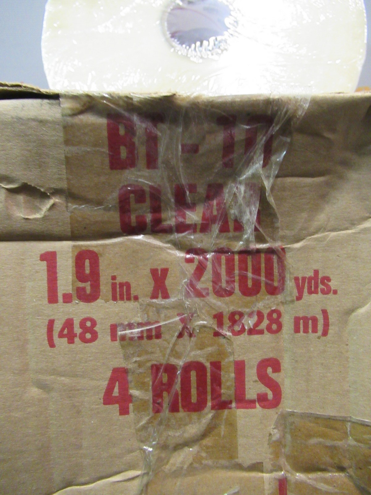 Bemis Tape BT-10 Industrial Packing Case Sealer Seam Tape Lot of 4 New