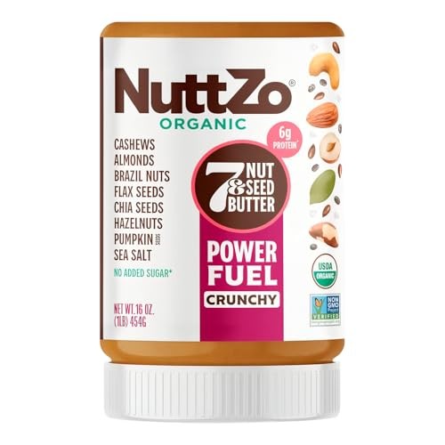 NuttZo Organic Power Fuel 7 Nuts and Assorted Styles , Flavor Names , Sizes
