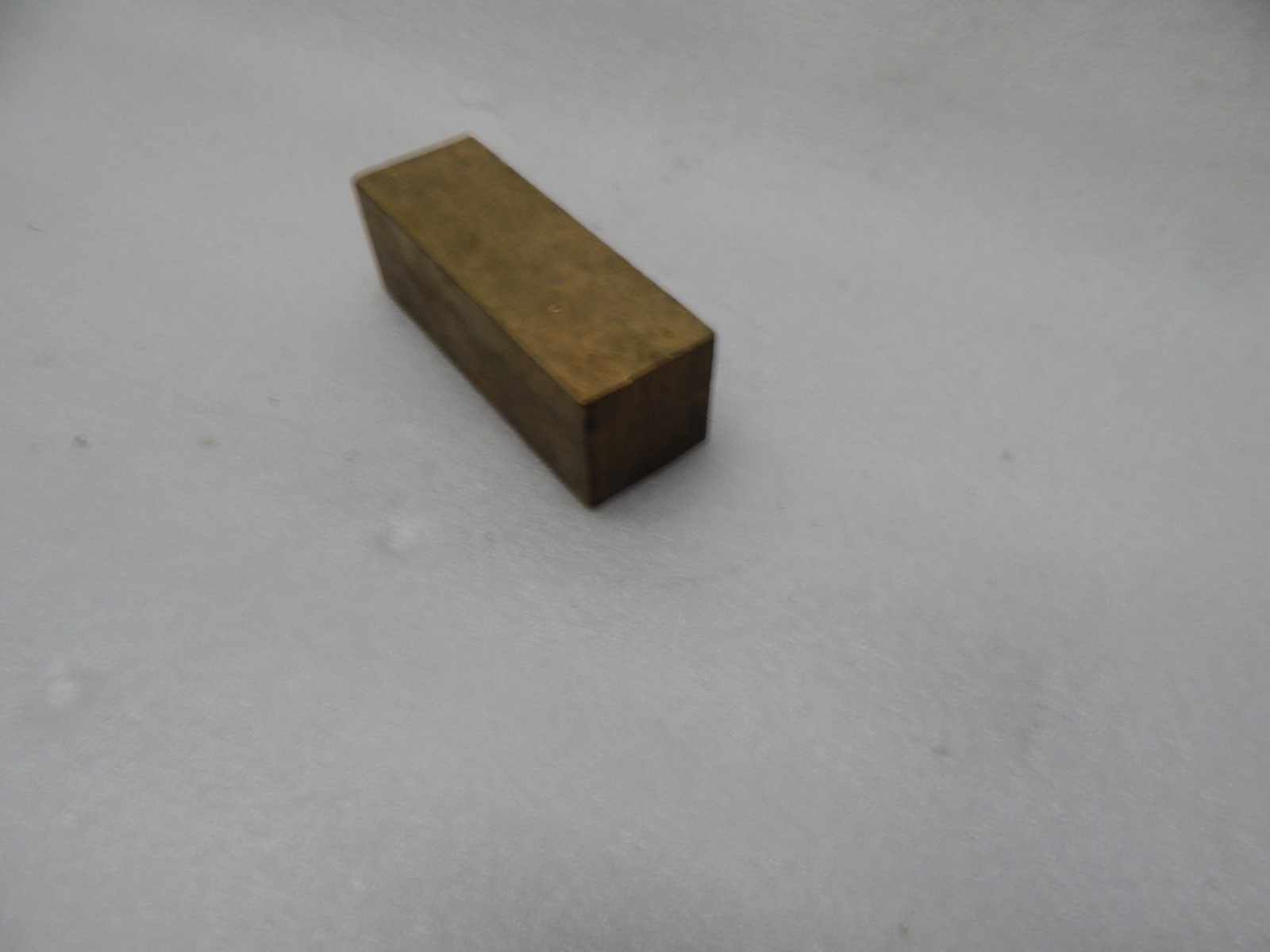 7/8" x 7/8" C360 Square Brass Bar Free Cutting, Mill Stock Price by the inch