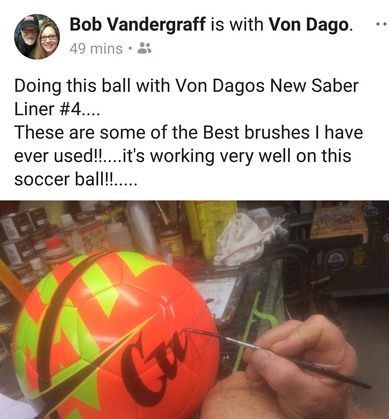 PROFESSIONAL "Pro Series" Lettering & Outlining 6 Brush Set - by VON DAGO