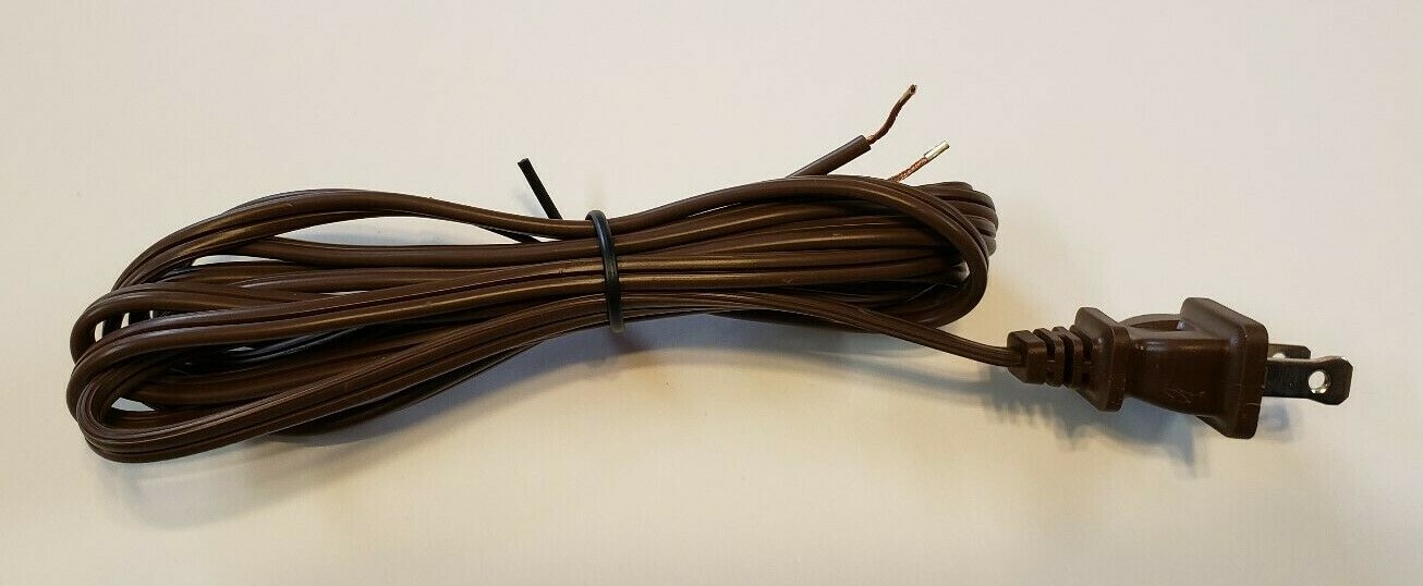 GWTW LAMP KIT WITH 3 TERMINAL SOCKET, NIGHT LIGHT SOCKET,BROWN CORD SET 950J