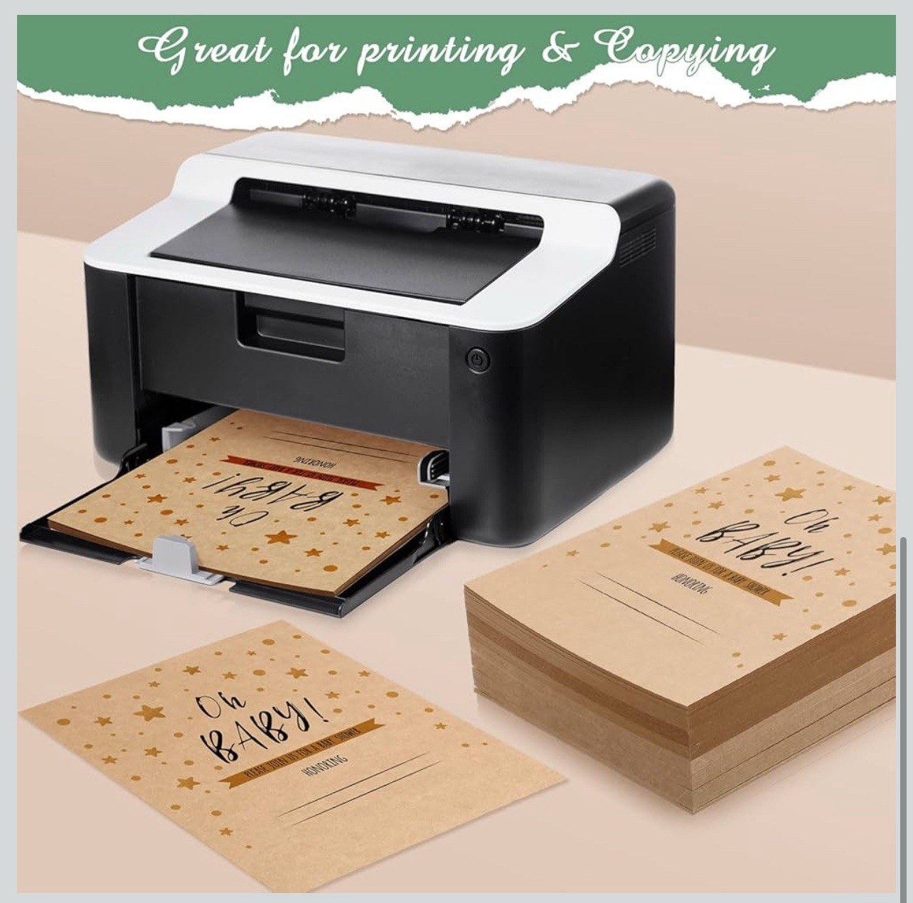 200 Sheets 8.5 X 11 Inches Card Stock Thick Paper Heavyweight Card Stock Printer