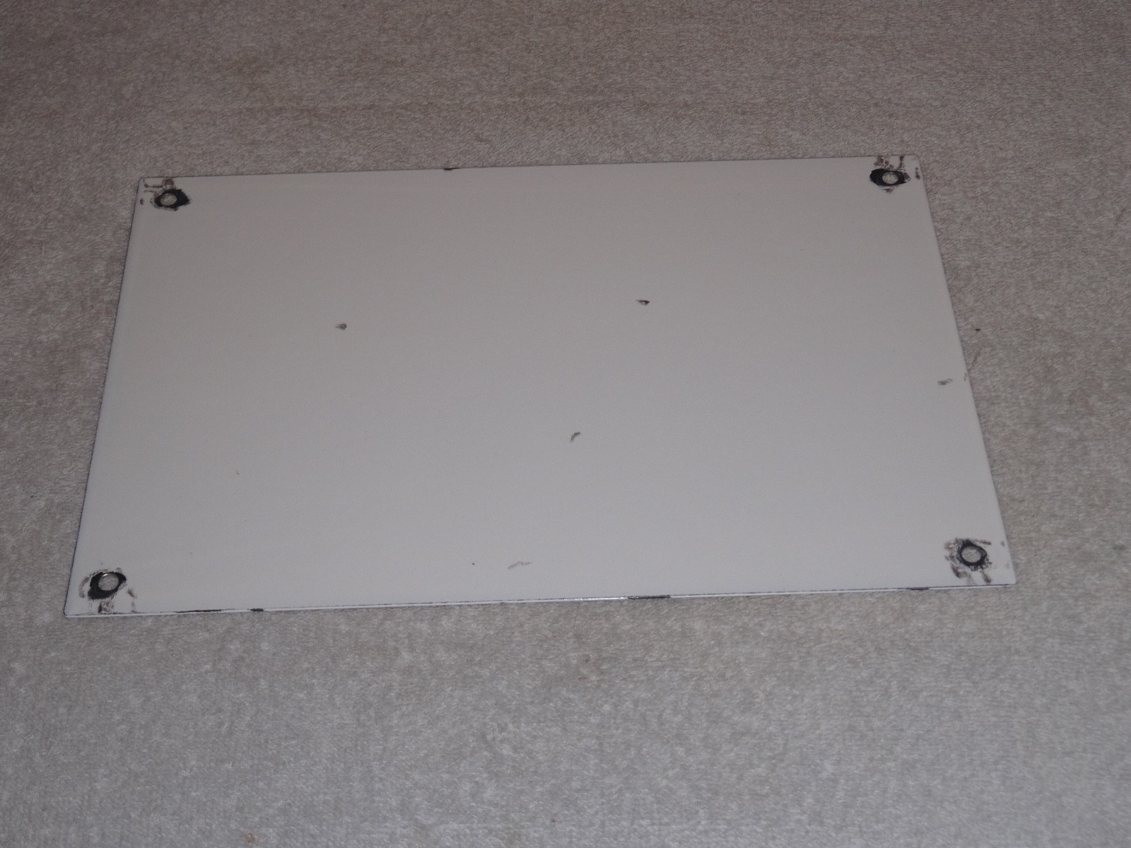 VINTAGE HARLEY DAVIDSON MOTORCYCLE PARTS 12" PORCELAIN METAL GASOLINE & OIL SIGN