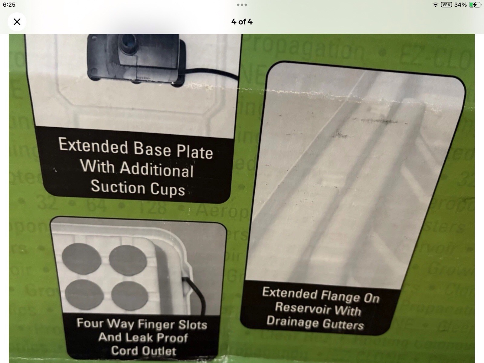 EZ-Clone Low Pro 128 Aeroponic System - White - Cloning Machine Propagator