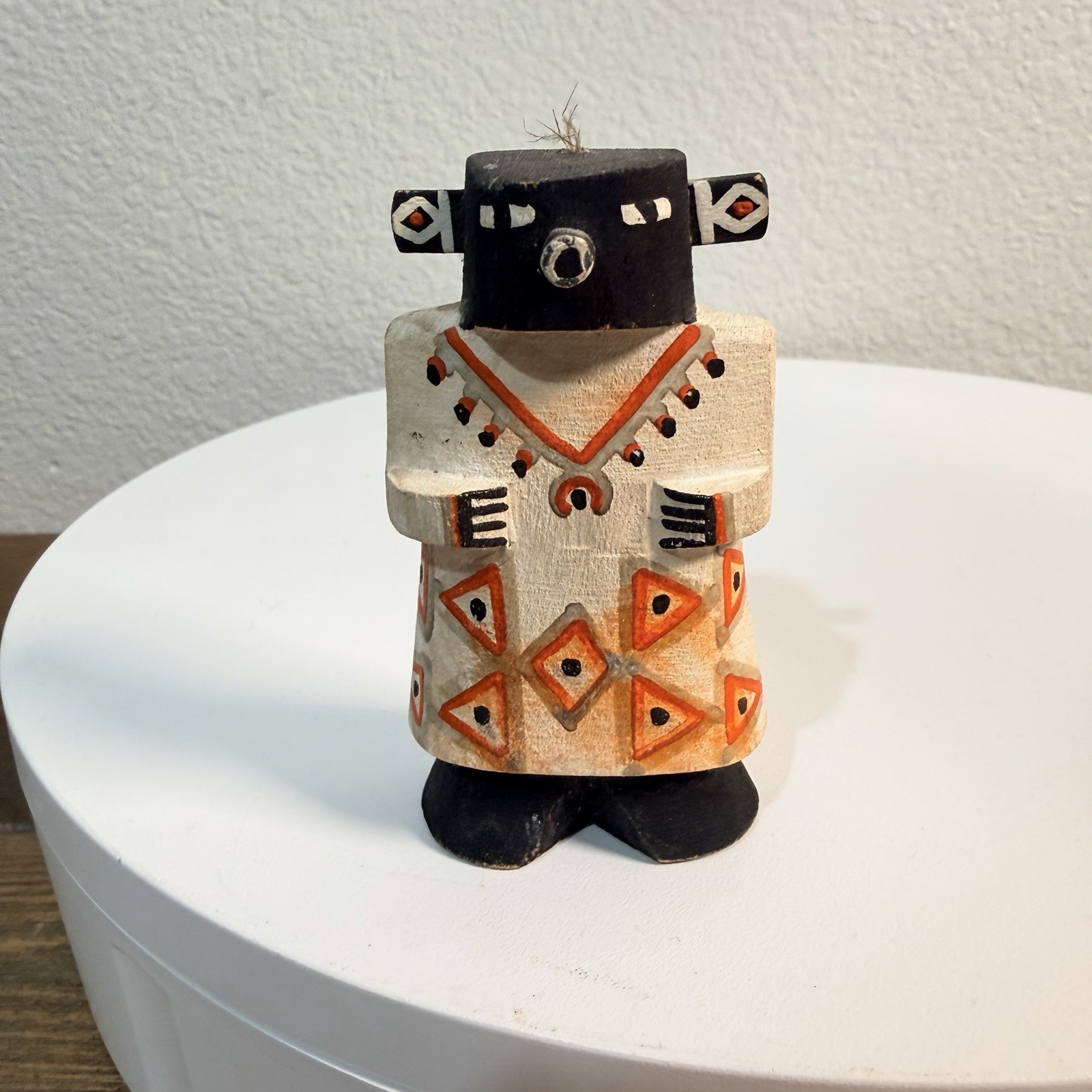 VTG ROUTE 66 New Mexico KACHINA DOLL Hopi Fred Harvey Tourist Poster Paint