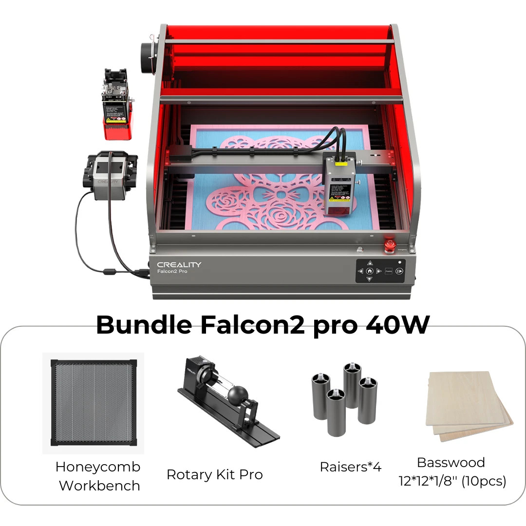 [Open Box]Creality Falcon2 Pro 40W Laser Engraver With Air Assist