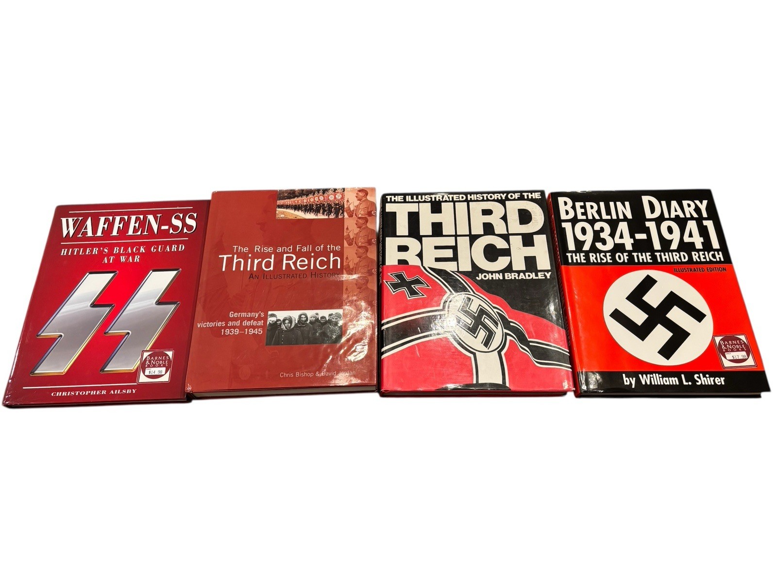 Lot 4 Large Illustrated Third Reich Coffee Table Books Bradley Shirer Bishop+