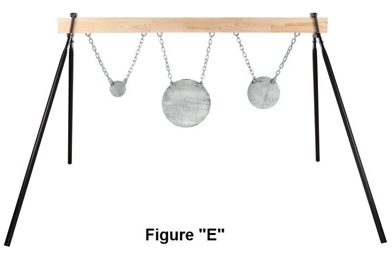 AR500 Steel Shooting Targets 3/8" Gongs and IDPA ISPC Laser Cut - Selection