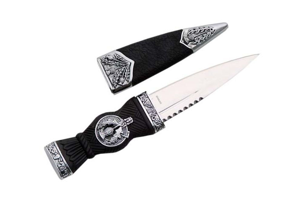 NEW Dagger Scottish Sgian Dubh Small Dirk Knife Stainless Steel Blade 7" Overall