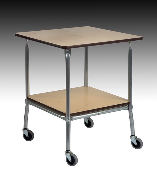 High Quality Steel Service Cart with Hardboard Top - Made in the USA  EZ45 EZ-45