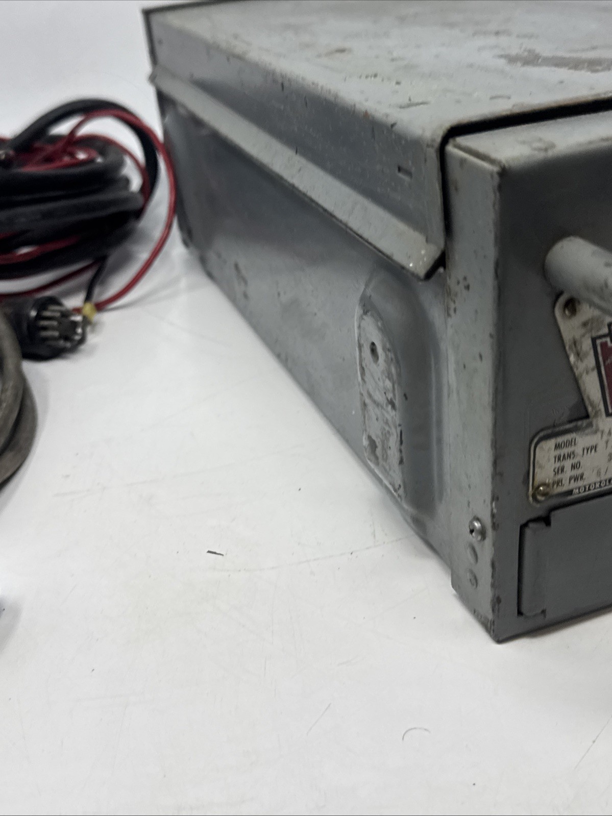 Twin V Motorola Transmitter Radio Model T41GGV-1 Type TA104 Very Rare Untested .