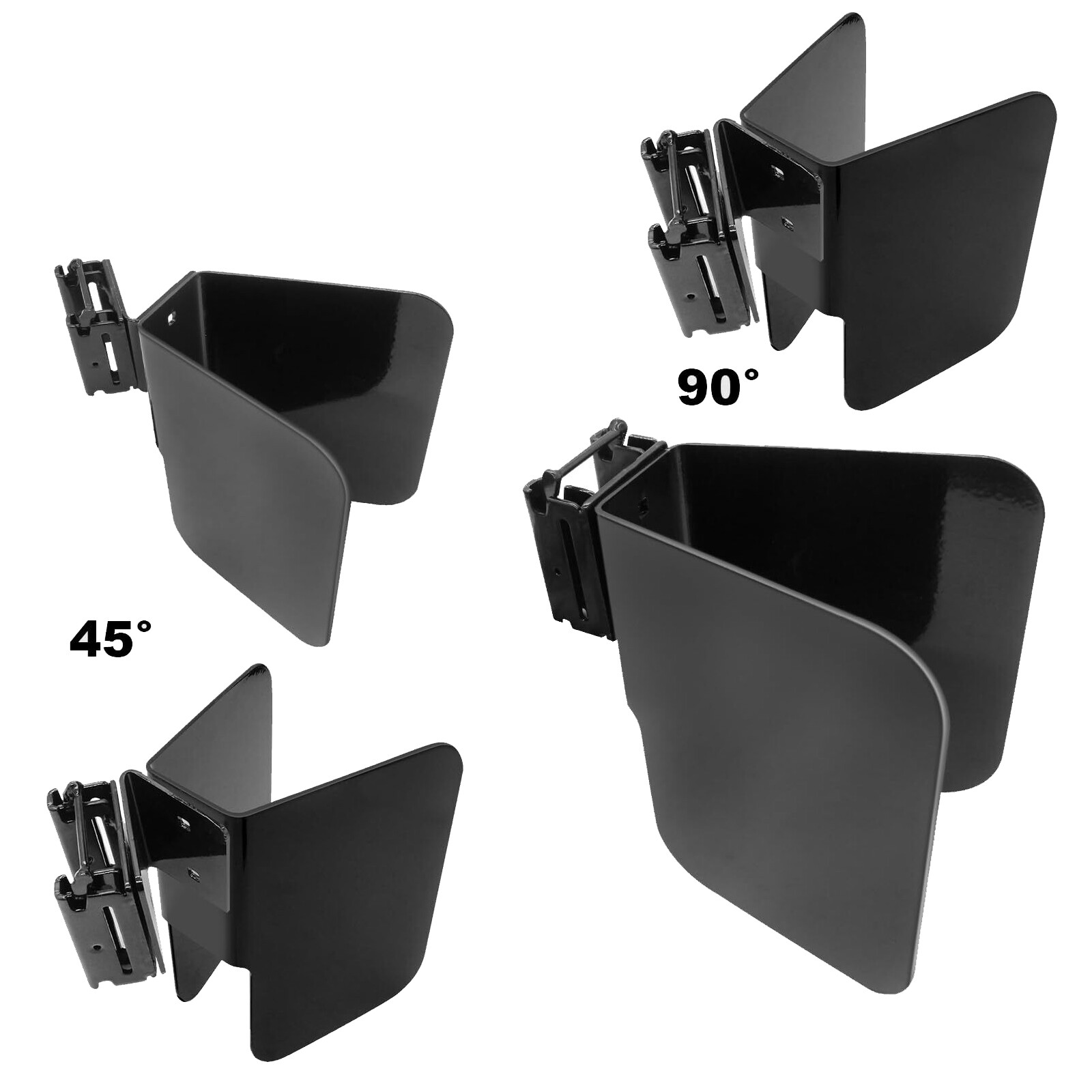 4 pack E-track Wheel Chock Strap Kit Motorcycle Wheel Chocks Heavy Duty Powder