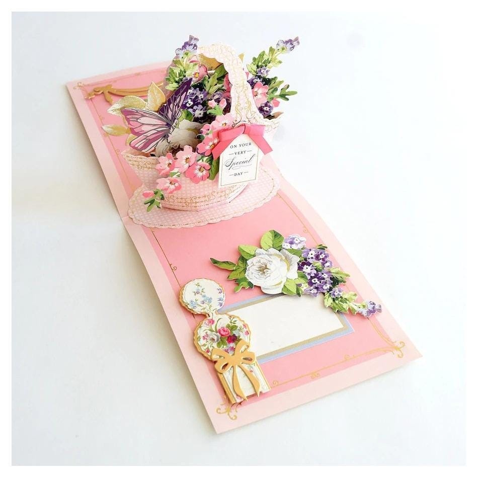 Anna Griffin BASKET Pop Up Card Making Kit for EASTER - 20 Cards HTF! (289-290)