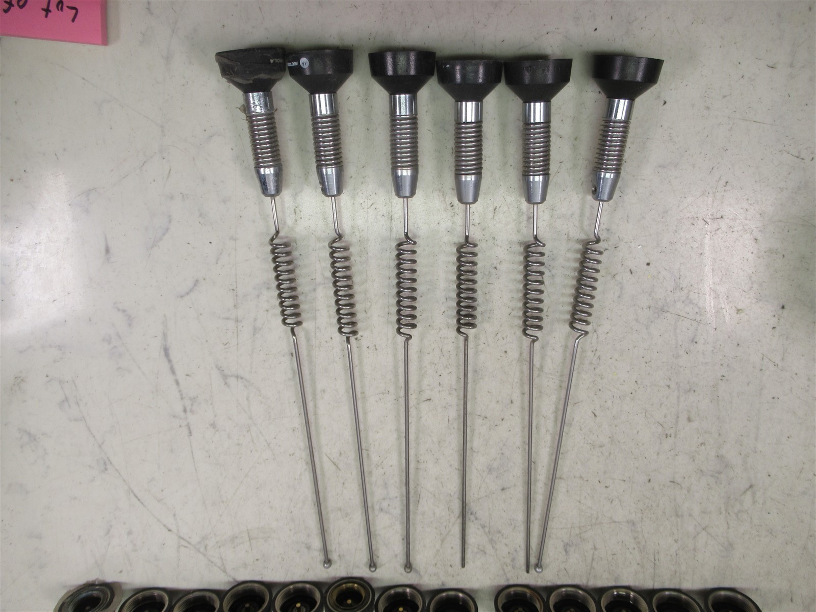 Lot of 19 Motorola Two-Radio Antennas Collinear Through-Hole Mount