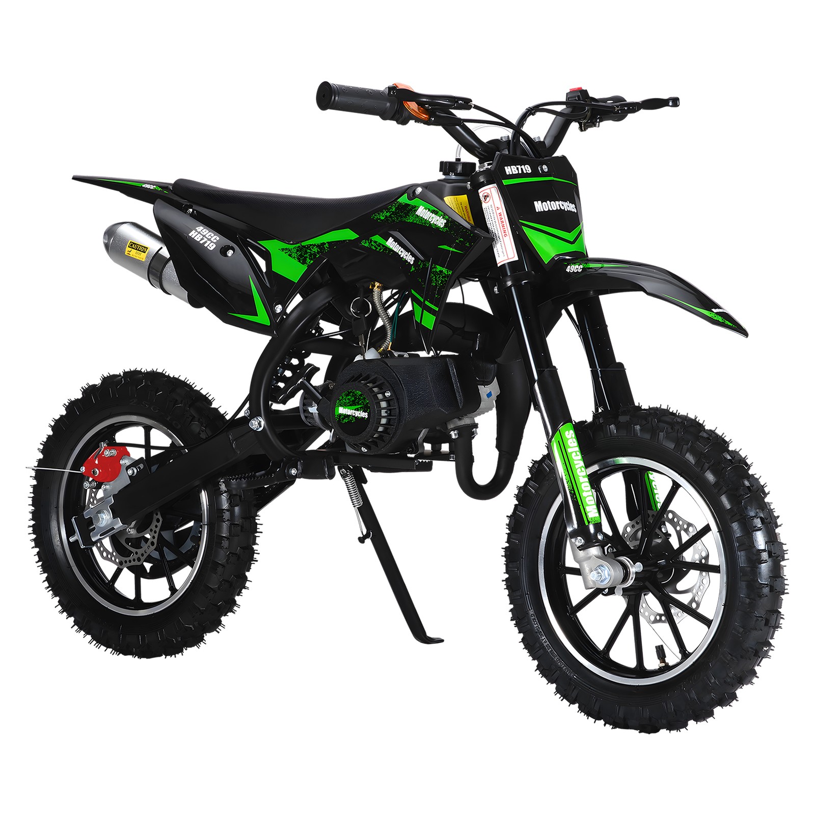 49cc 2-Stroke Kids Dirt Bike Gas Power Motocross Off Road Mini Motorcycle US
