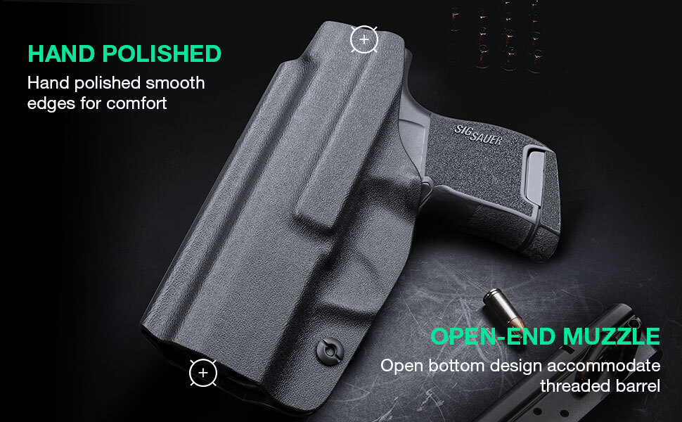 IWB KYDEX Holsters Fit Sig Sauer P365/P365 SAS/P365X/Sig Sauer P365XL Pistol