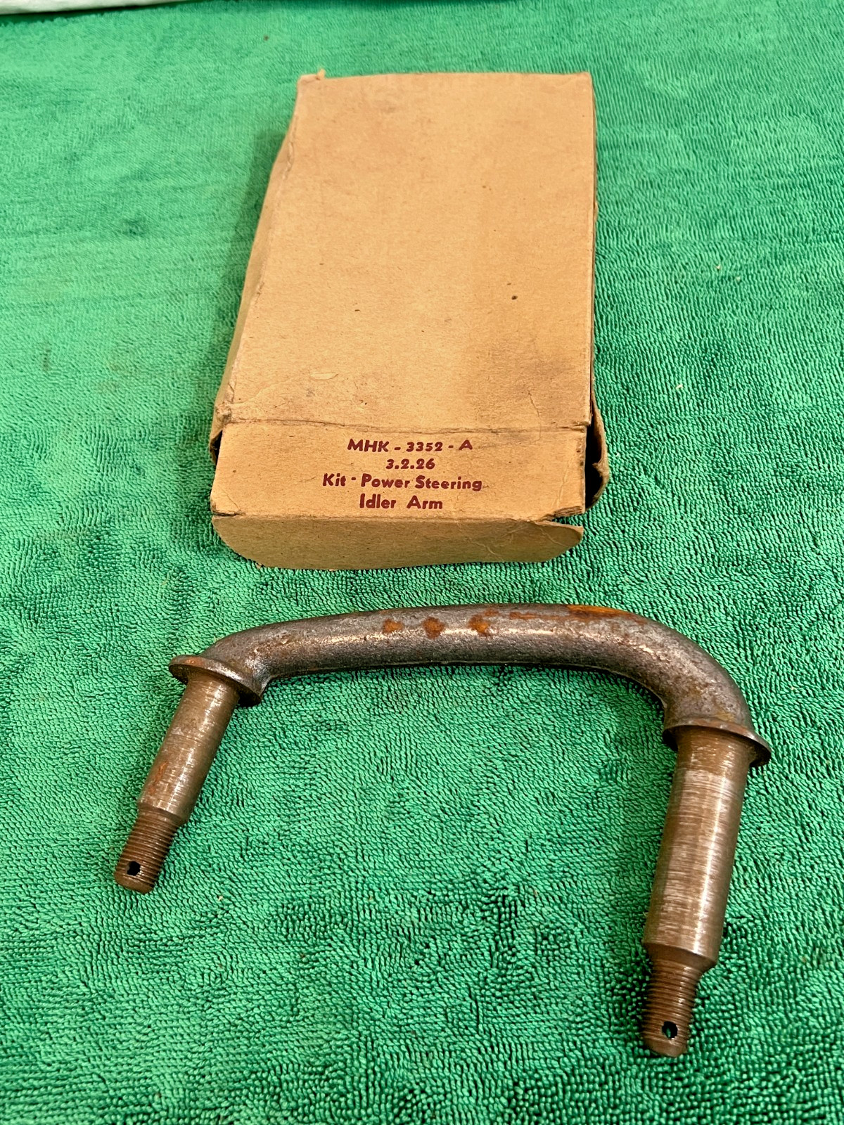 NOS Ford Power Steering Idler Arm Kit, MHK-3352-A, 3.2.26, 1950s Maybe