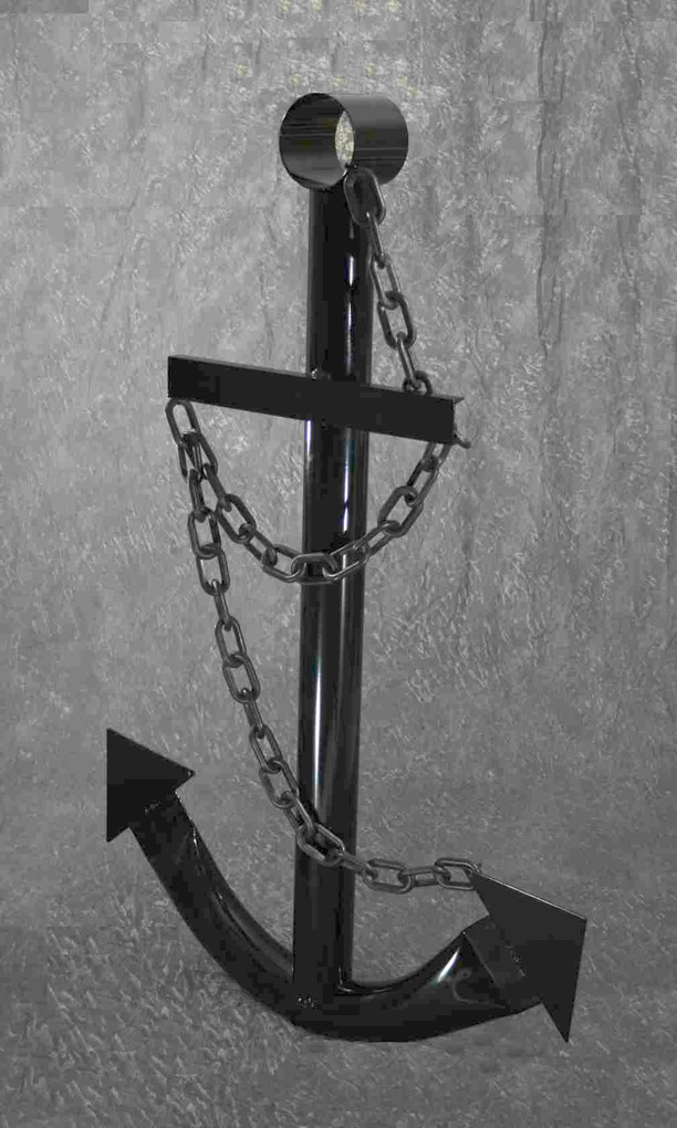 XL Ship's Anchor Wall Garden Yard Art Decor 5.7' SIX COLORS Metal Nautical Decor