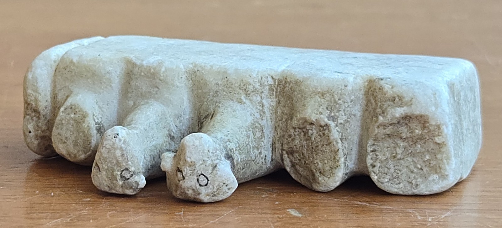 Antique Andean Carved Stone Illa Talisman Amulet Pre-Columbian Peru Andes