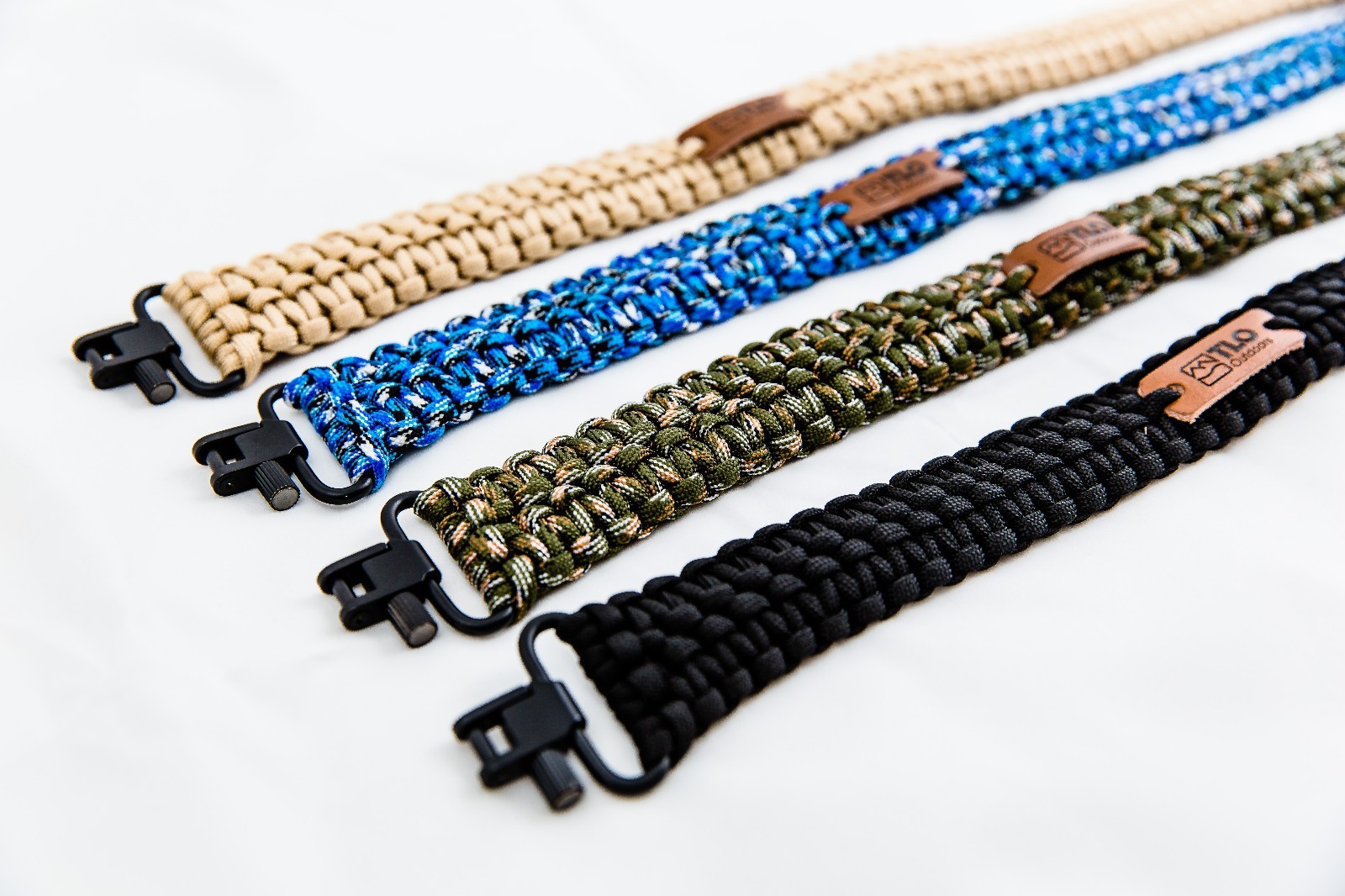 TLO Outdoors Adjustable 2-Point Paracord Gun Sling for Rifle, Shotgun, Crossbow