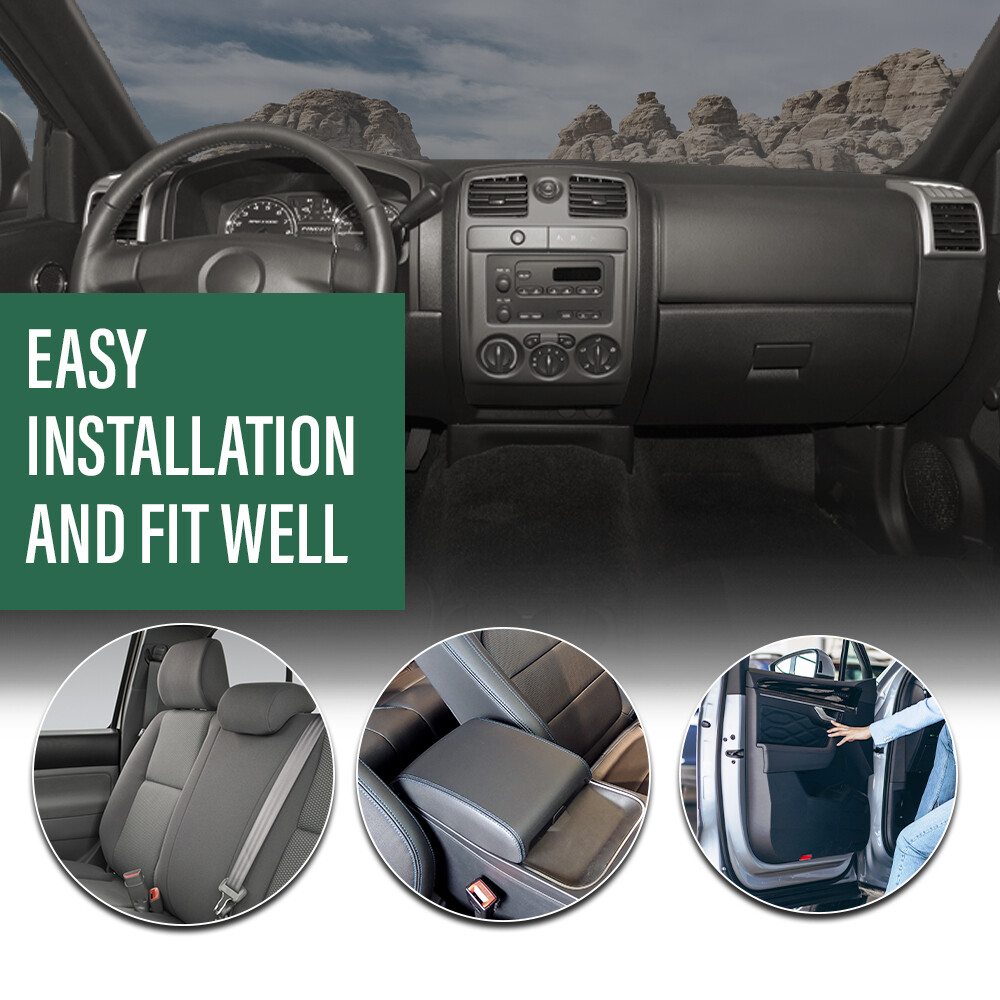 Fit For 2004-2012 Chevy Colorado GMC Canyon Center Dash Radio Vent Bezel Gray